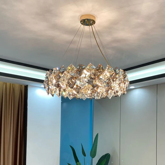 Kristal material halqa çilçıraq 525-600